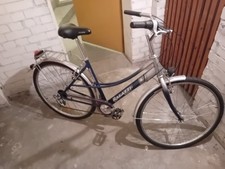 Ragazzi Fahrrad Damen Silber Blau 28