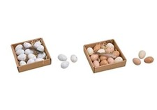 24 STK Ostereier Kunststoff