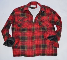 Herren Holzfäller Hemd Kariert Thermo Gefüttert Jacke Flanell Fleece Beige