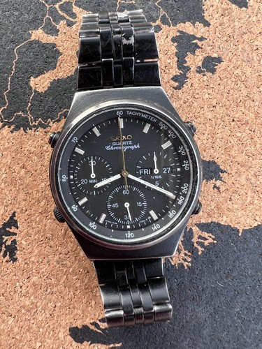 Seiko quartz chronograph - quartz,