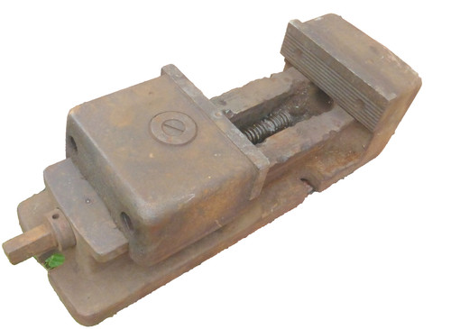 Alter flach schraubstock - flach,