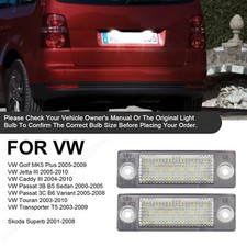 2PC LED Kennzeichenbeleuchtung