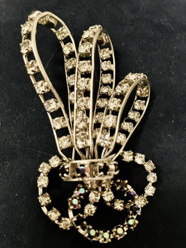 Gablonzer strass brosche - gablonzer,