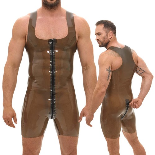 Latex body herren transparent - body,