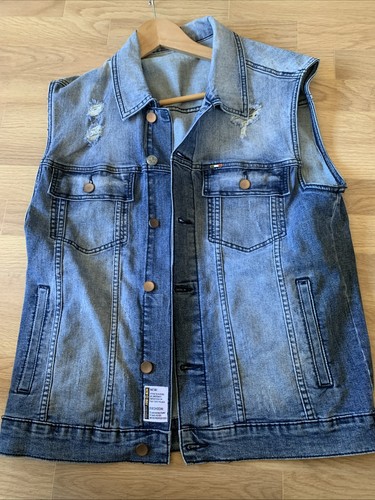 Jeans weste denim blau - jeans,