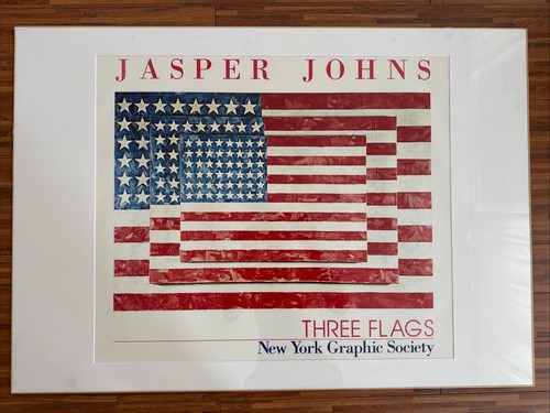 Jasper johns three - jasper, flags