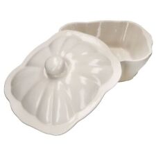 Gloria Gebäckdose cremeweiß rechteckig italienisch Keramik Keks-Box