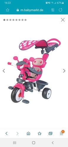 Kinder dreirad umbaubar - dreirad, smoby