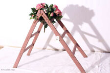 Shabby Chic! Antike Holzleiter Leiter Holzverstrebungen Blumenständer Malerleite