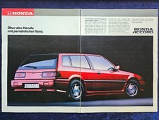 Honda Accord Aero Deck Coupé originale Werbung aus 1987