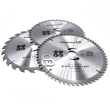 3x Set HM Kreissägeblatt Sägeblatt für Metabo Kappsäge KGS 254 M / Ø 254 x 30 mm