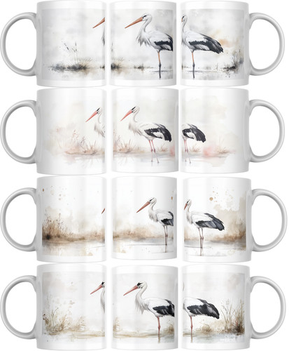 Aquarell vogel storch natur - aquarell,