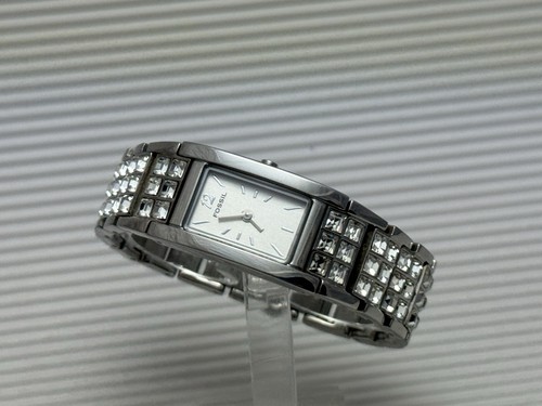 Fossil quarz damenuhr strass - fossil,