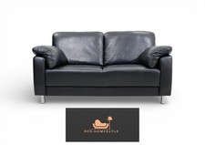 Designer Sofa Zweisitzer Leder