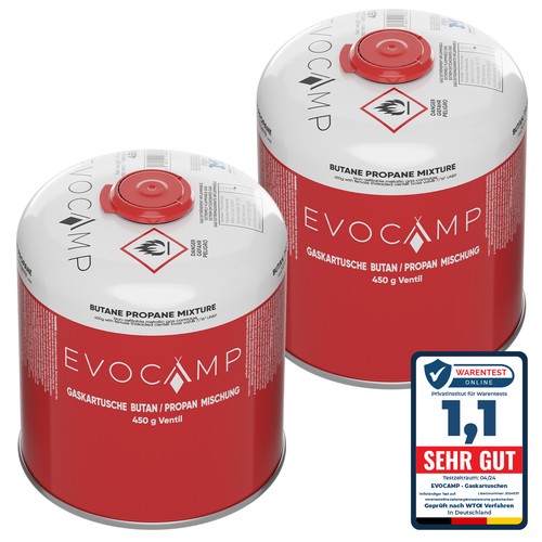 Evocamp gaskartuschen 450g - gaskartuschen,