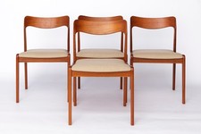 Set of 4 Danish Teak Chairs