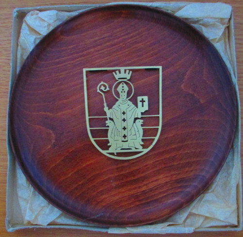 Holz wandteller teller - teller, ek