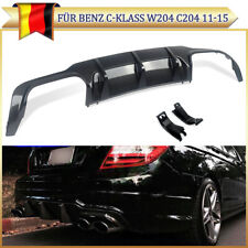 Carbon Color für Mercedes C-Klasse W204 C204 ab 2011 Heckdiffusor Diffusor Lippe