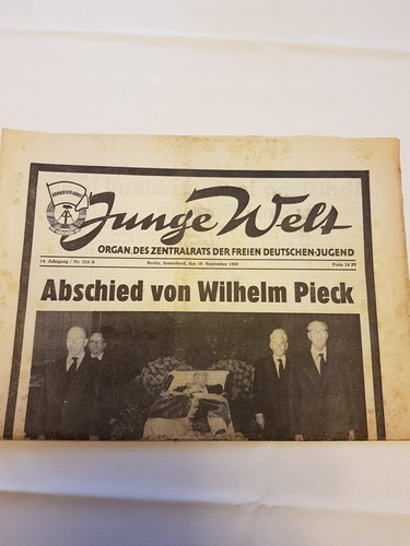 Ddr zeitung junge welt - zeitung,