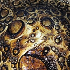 Sehr grosse Schale Gral Glas