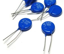 10x Siemens SIOV Varistor S20K 550, Spannungsbegrenzer 550V AC / 745V DC, NOS