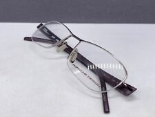 Porsche Brille Damen Silber Lila Oval rechteckig Halbrand P8211