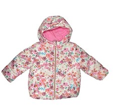 Liegelind Baby Mädchen Jacke Winterjacke mit Kapuze geblühmt Gr. 74 80 86 92 B2