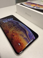 Apple iPhone XS Max 256GB Silber Ohne Simlock Top Zustand + Zubehör