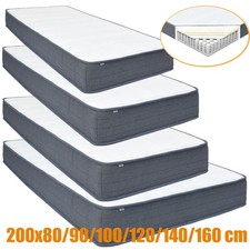 Boxspringbett Matratze Federkernmatratze 20cm hoch 200x80/90/100/120/140/160 cm