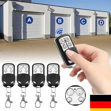 4x 433MHz Universal Funk Fernbedienung Alarmanlage Handsender Garagentor Garage