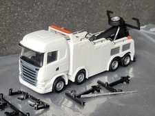Scania R'13 HL Empl Bison Wrecker neutral unbedruckt Abschlepp LKW herpa 1:87