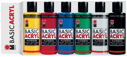 Marabu acrylfarbe basicacryl - acrylfarbe, "basicacryl"