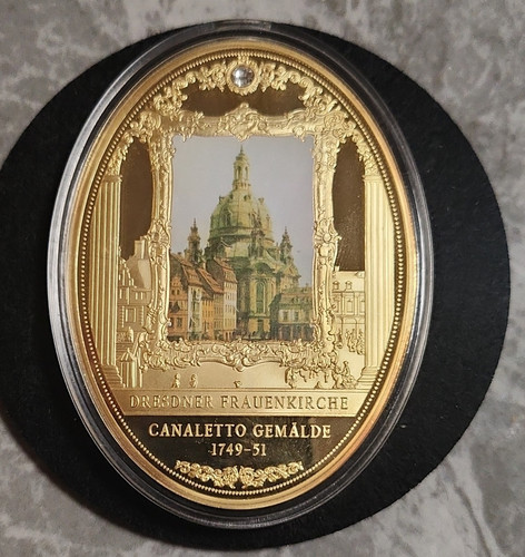 Medaille frauenkirche dresden - medaille,