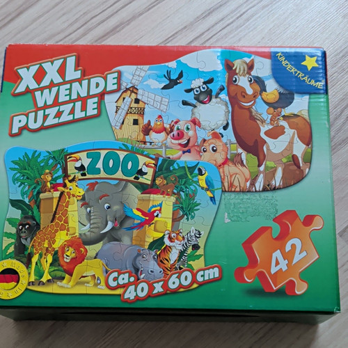 Kinderträume xxl wende puzzle - xxl, wende-puzzle