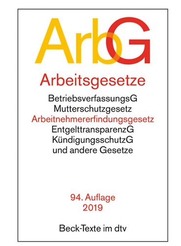 Arbg arbeitsgesetze 94 - ,