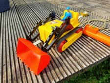 Oldtimer Raupenbagger Bulldozer Bagger excavadora clim modelo 205 Deutz Oel 1975