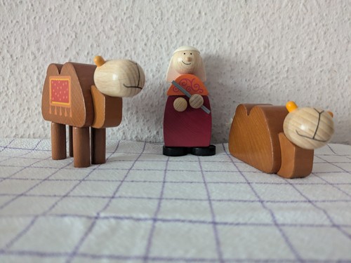 Haba krippe kamele liegend - haba, 2