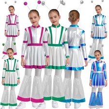 Mädchen Kleid Weltraum