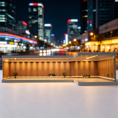 Diorama 64 garage - 1:18/43/64,