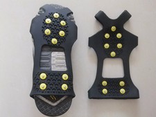 S-XL Anti Rutsch Schuh Spikes Schuhspikes Eiskrallen Ice Grips für Winter Sports