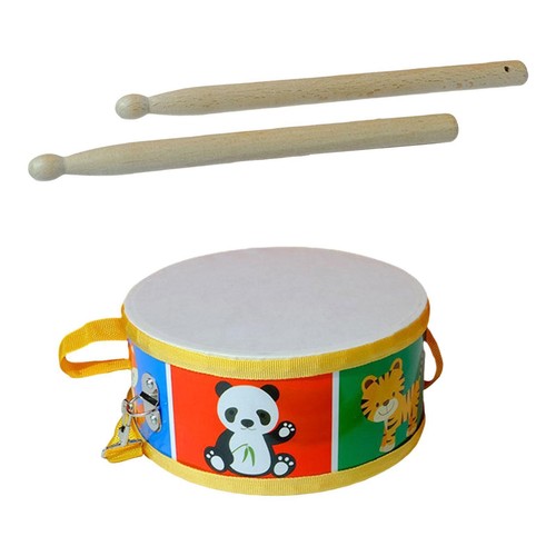 Snare drum mit drumsticks - 8",