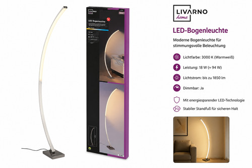 Bogenlampe stehlampe led - bogenlampe,