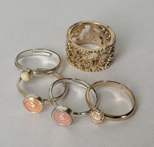 5 Ringе Mädchen verstellbar  Kinder Schmuck