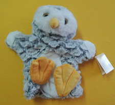 1 Handpuppen Eulen Plüsch