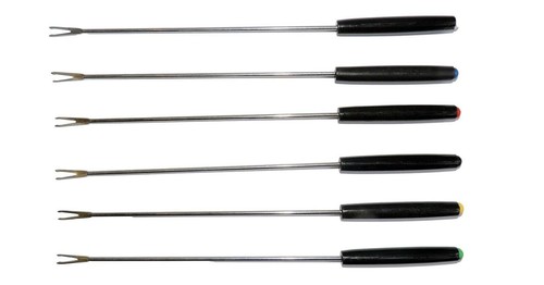 Fondue gabel set farbig 6 - fondue-gabel-set,