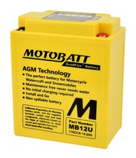 MOTOBATT MB12U 12V 15Ah AGM