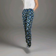 MOTEL by Tension in FIRENZE Hose CAPRI zerknittert Psychadelic Fantasy NEU Gr. M