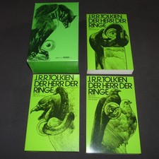 Tolkien Herr der Ringe 7. Auflage Sonderausgabe 1979 Schuber 3 Bände mit Karten