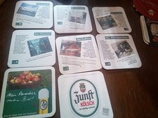 Bierdeckel Zunft Kölsch Brauerei Stationen Köln Bier Sudhaus Pittermännchen Apfe