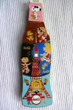 1 COCA COLA  SNOOPY PUZZLE PIN BOTTLE LIMITED EDITION 100 a